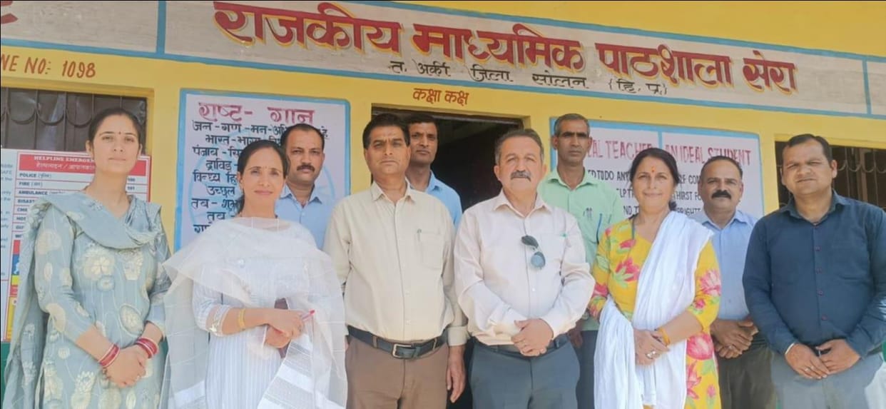The education department team inspected the Sera school.