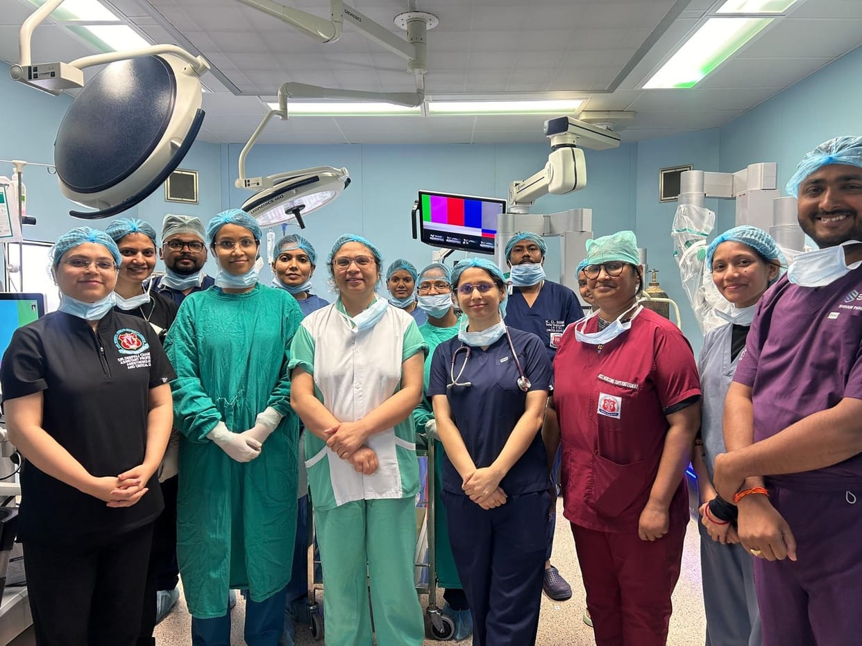 The Department of Gynecology performed the first robotic operation