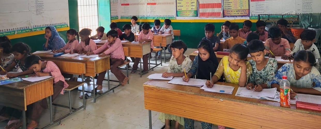 Student attendance in the NIPUN mock test stood at 80 percent.