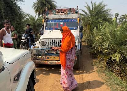 mohanpur mla jyoti manjhi convoy attacked road blocked assault allegation gaya today bihar news