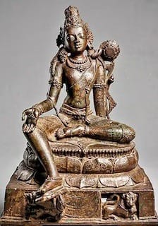 rare bronze statue of Avalokiteshvara returned from America will be restored in Raipur Museum