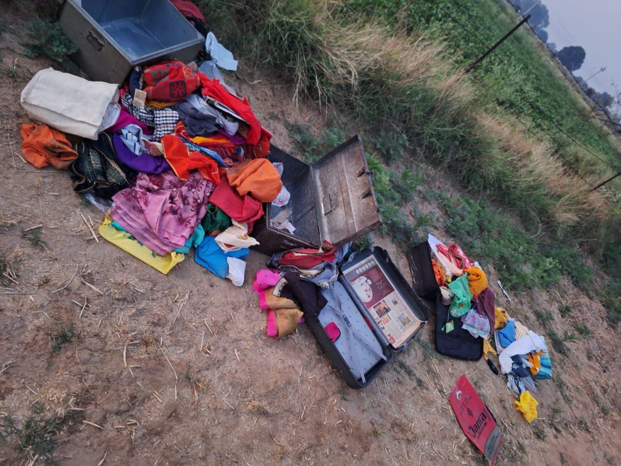 Thieves stole cash and jewellery worth lakhs from a farmer's house.