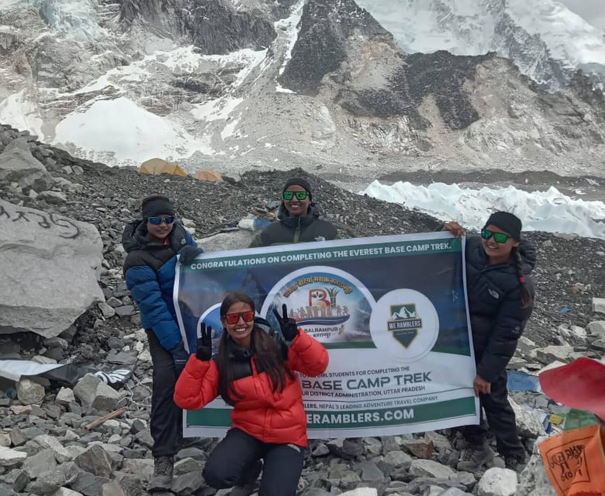 The daughters of Balrampur conquered the 18,000 feet high Kala Patthar peak