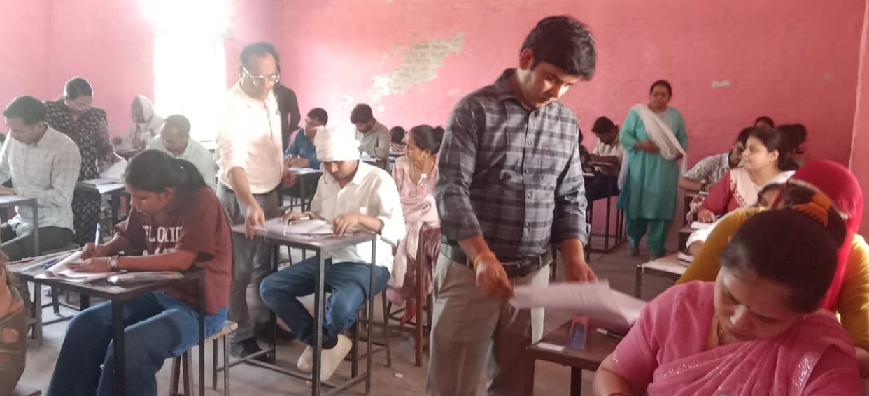 Easy question paper brings smiles to the faces of the candidates