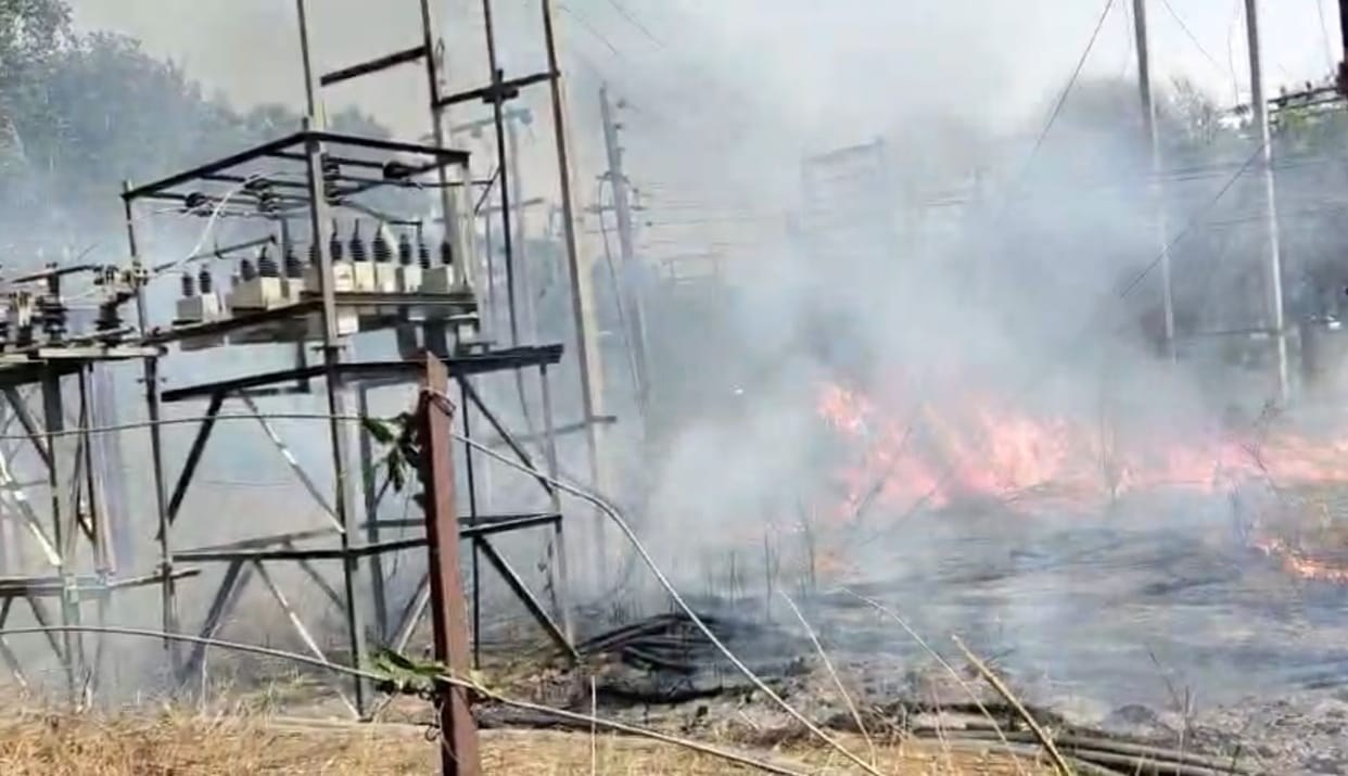 Fire Breaks Out at Power Station Due to Overload; Electricity Cut Off in 70 Villages