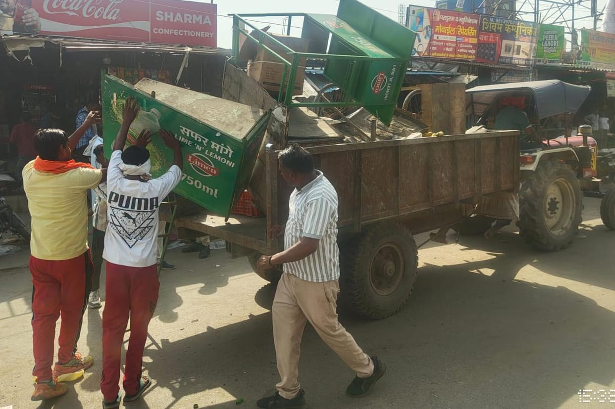 Goods seized from a confectionery shop for allegedly serving alcohol