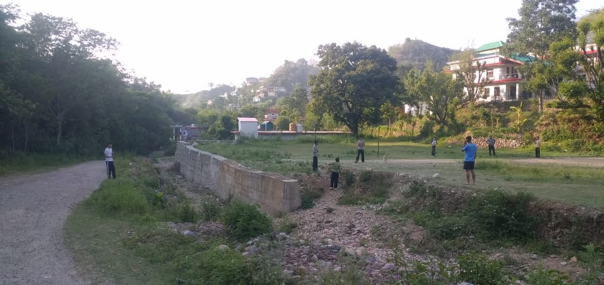 The construction of Lagdevi playground hangs in the balance, leaving the youth worried.