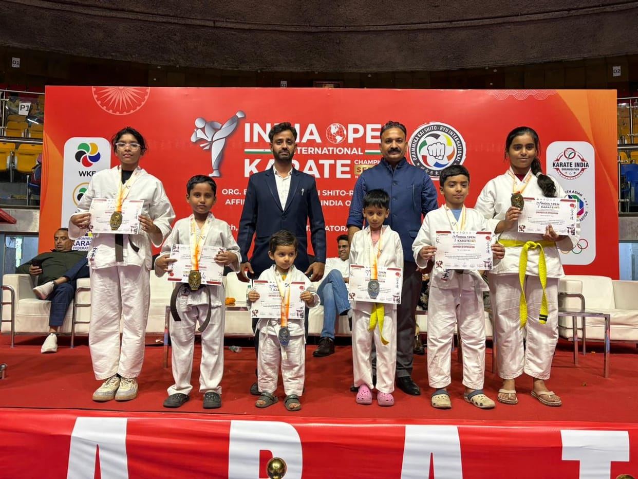 Strong performance of the district players at Talkatora Stadium