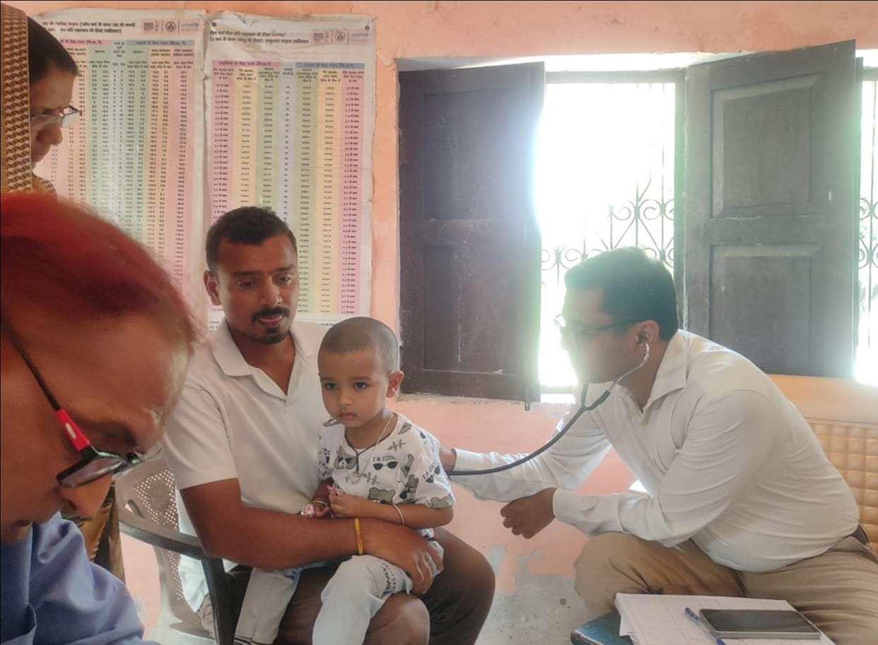 More patients suffering from cold, fever and cough came to the public health fair