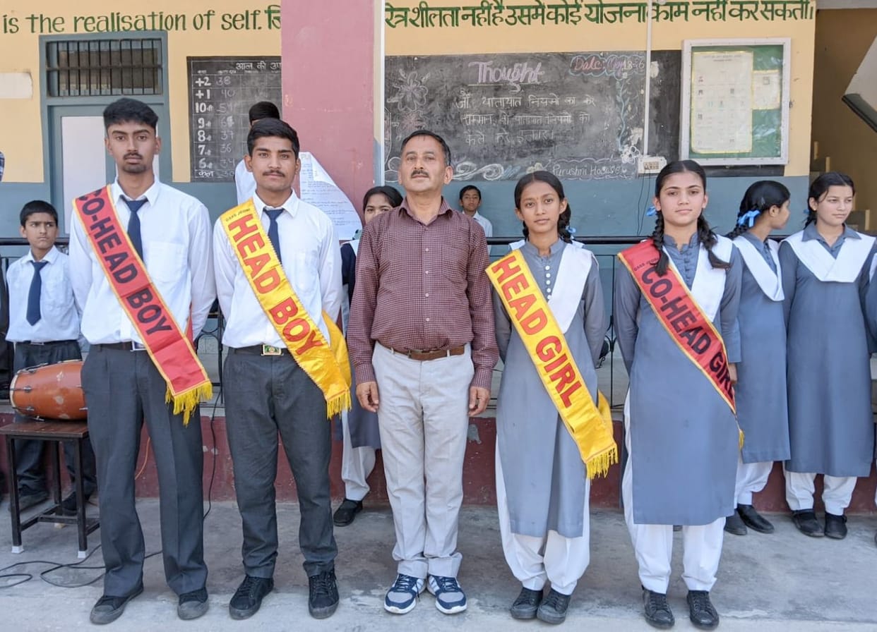 Rahul was elected head boy and Neha was elected head girl at Jury School