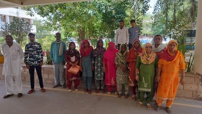 Villagers of Sangatpura have not yet received possession of the plots allotted to them in 2012.