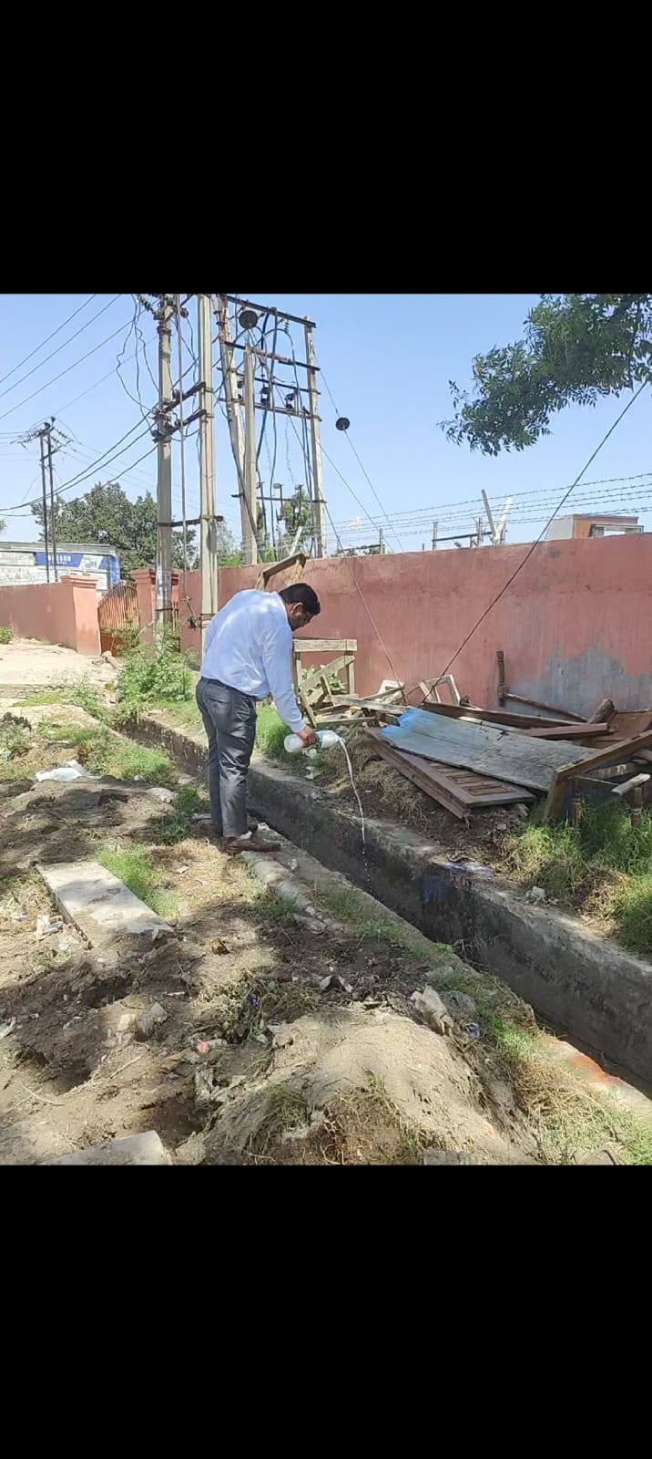 No malaria cases were found, and 13 houses were served notices after larvae were found.