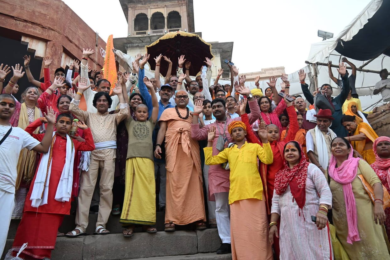 Saints started Panchakroshi Padyatra for world welfare and environmental protection
