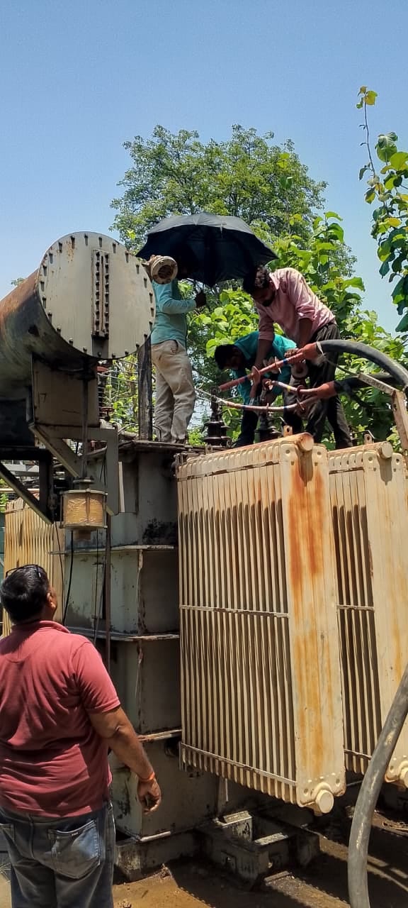 A fault cut off power supply to half the city for more than three hours.