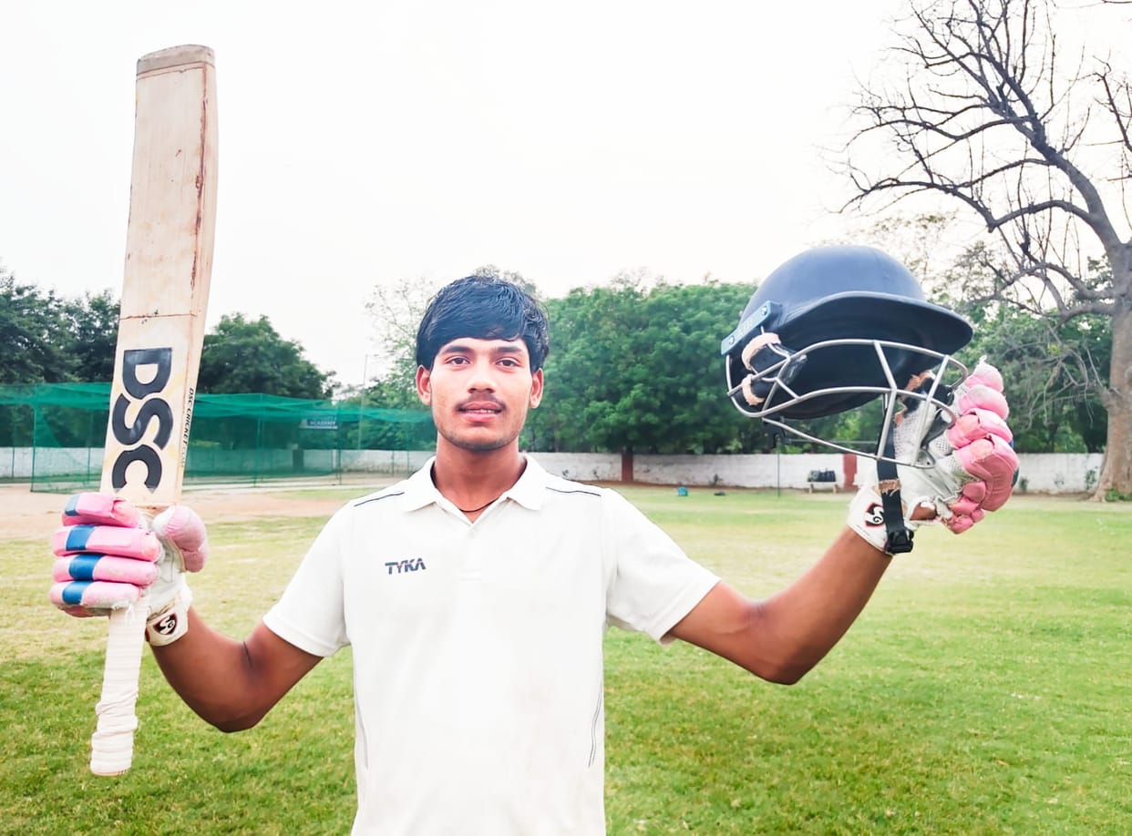 Yogesh shines in the scorching heat, smashes a century in 23 balls