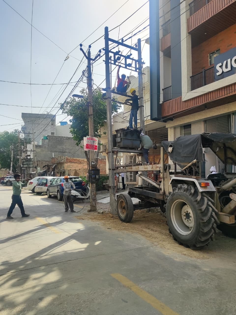 Five transformers connected to the 132 KV powerhouse at MDU have lost power, leaving 20 colonies without electricity.