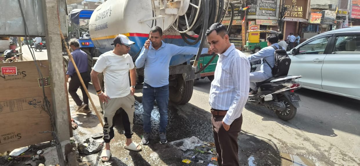 The sewer line of the fort area opened after 15 days.
