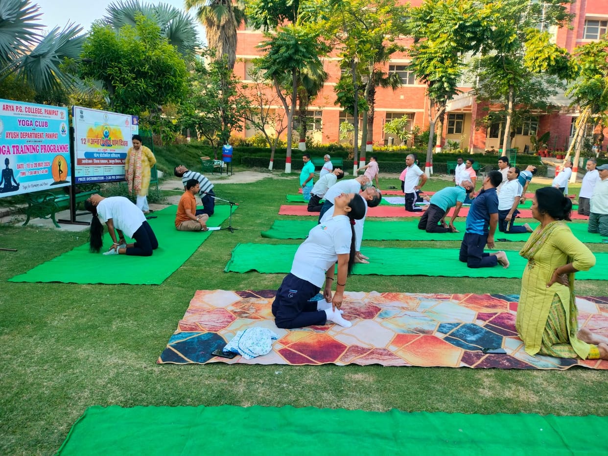 Yoga practice begins at block level for International Yoga Day