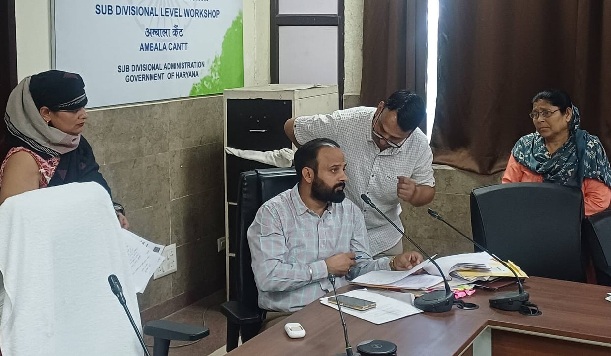 Complaints regarding non-admission under RTE and ration card were received at the camp.