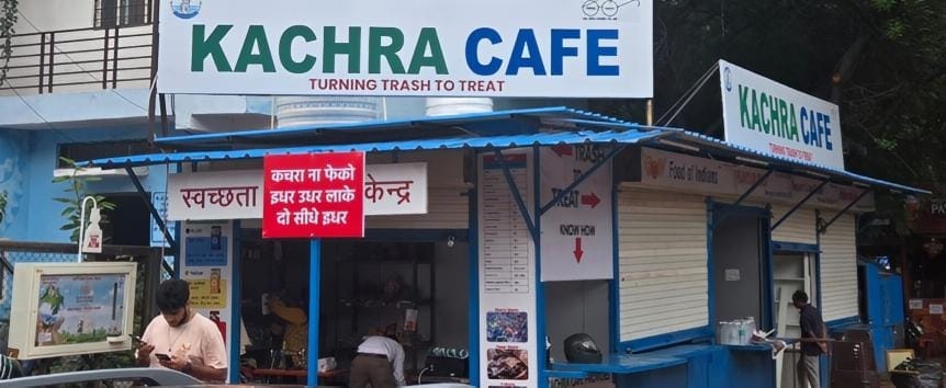 Ujjain's Unique Kachra Cafe: Trade Waste for Chai, Coffee & Meals