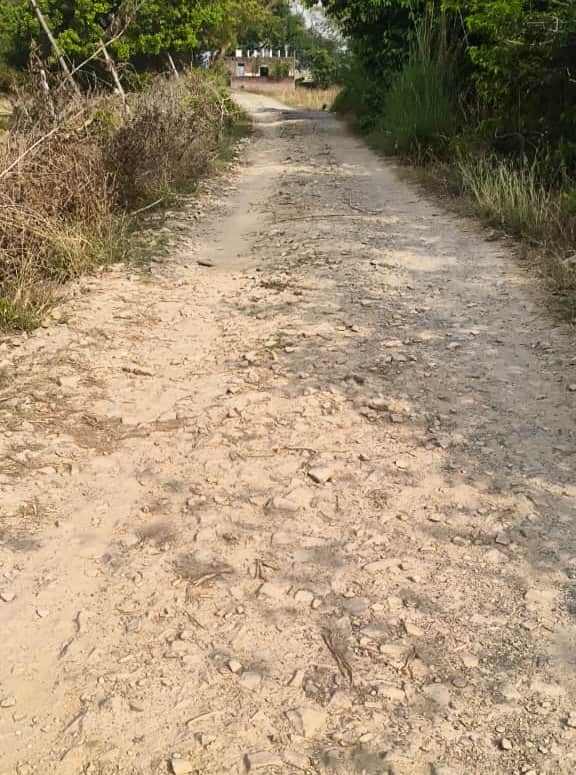 The road has not been repaired even after 10 years.