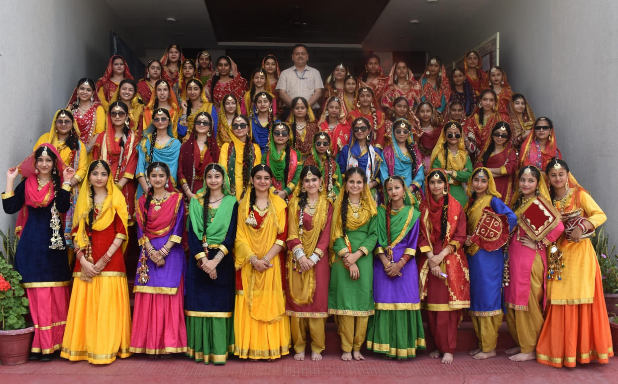 Gandhi House stood first in the dance competition