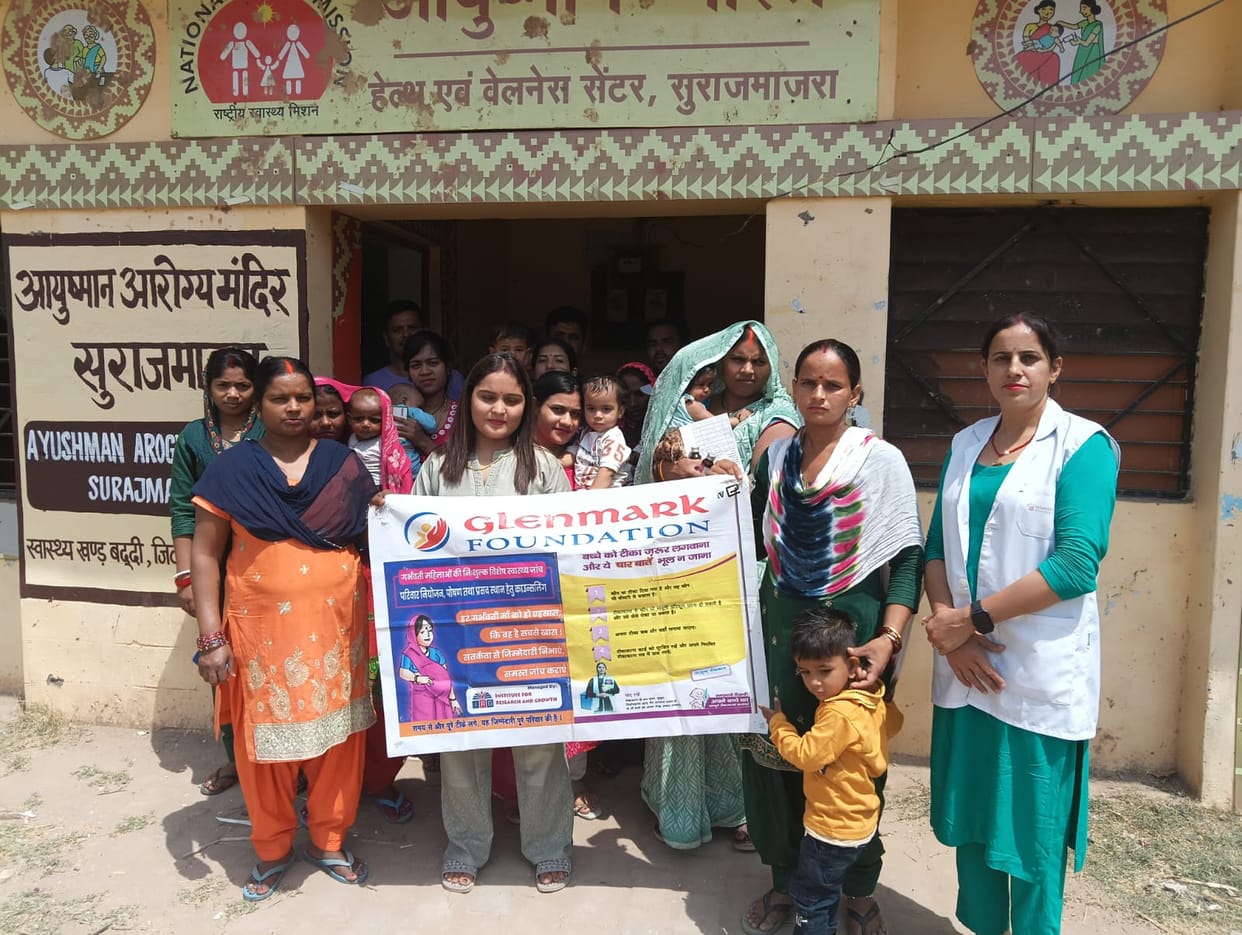 16 children and 8 pregnant women were vaccinated in Swaraj Majra.
