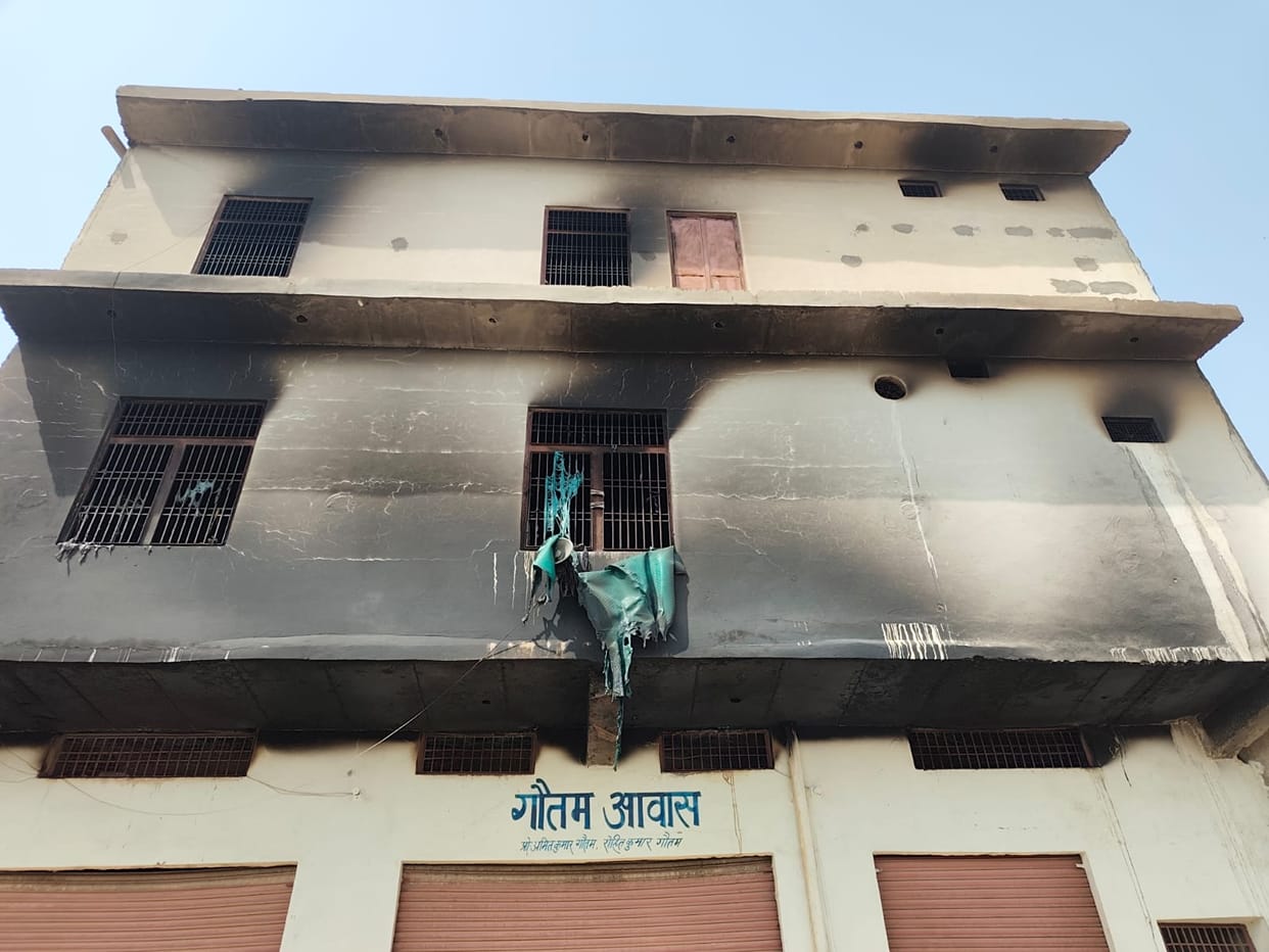 Goods worth Rs 45 lakh burnt to ashes due to fire in sewing center