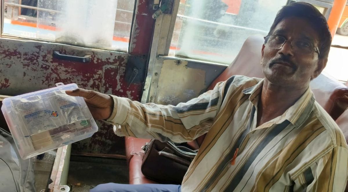 First aid kits were provided to 40 roadways bus operators.