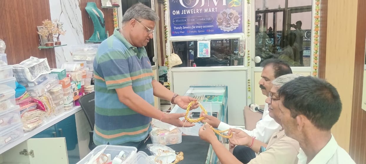 Rising gold and silver prices have boosted the artificial jewellery business.