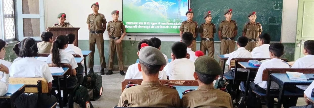 Cadets created awareness on World Telecommunication and Information Society Day