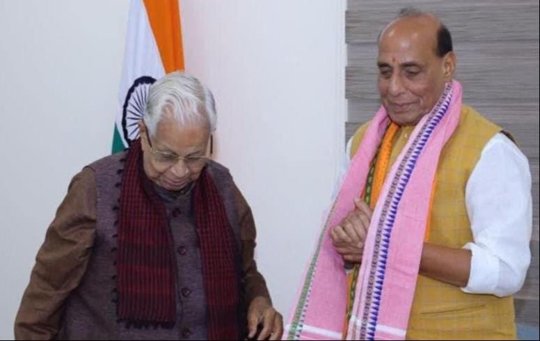 Former caretaker Chief Minister meets Defense Minister, discusses several issues