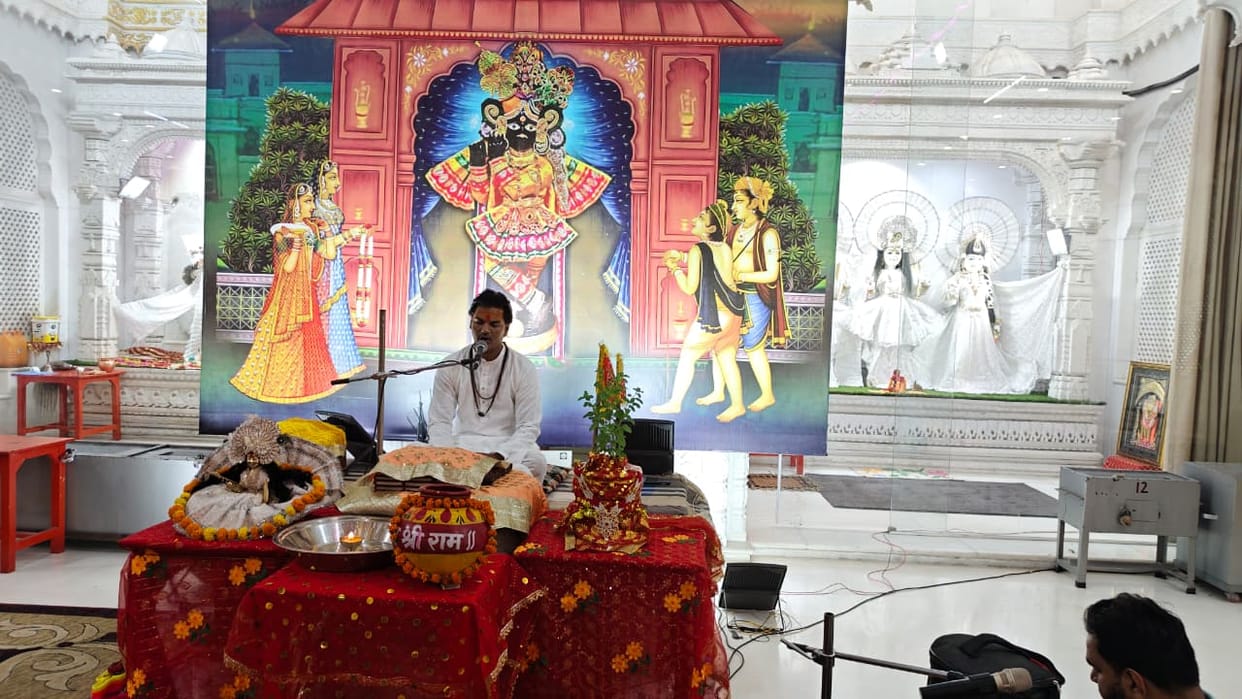 Salvation of life is possible only through devotion to Lord Vishnu: Brijkishore Shastri