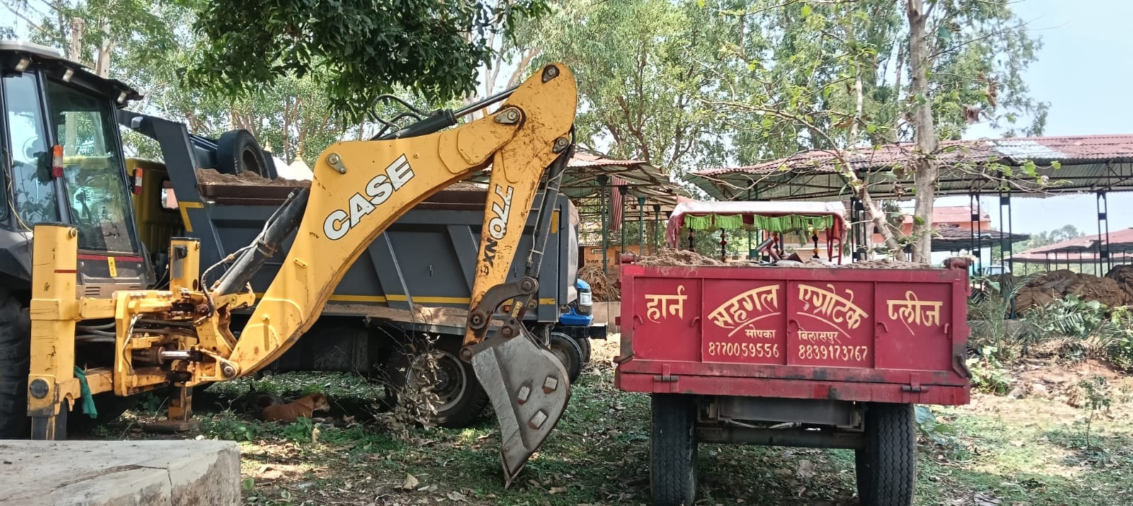 खनिज विभाग की कार्यवाही कई वाहन जप्त।।