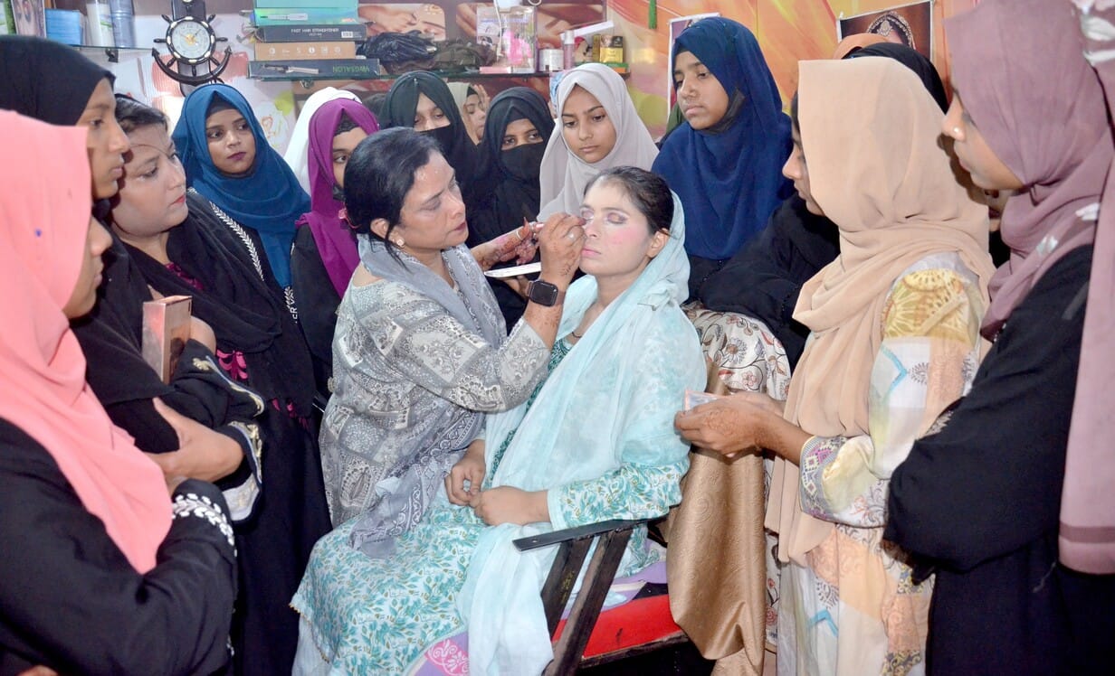 Seema is shaping her future by training beauticians