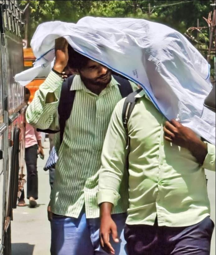 Hot winds create heatwave, temperatures soar above 41 degrees Celsius