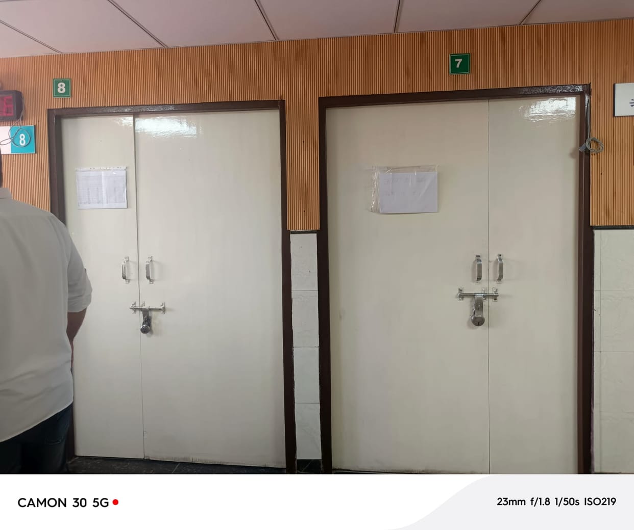 During the six-hour OPD, there were eight to ten power cuts, forcing patients to seek treatment in the dark.