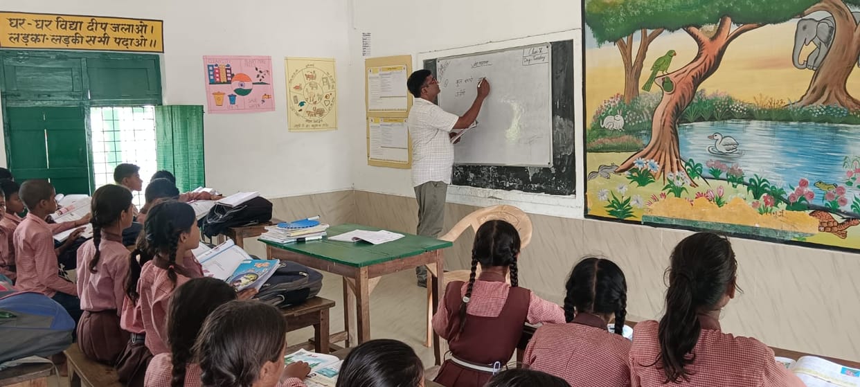 Classes are being conducted in council schools amid shortage of teachers