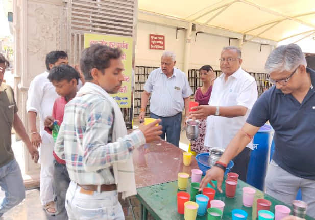 Shri Khatu Shyam Temple Committee set up a stall