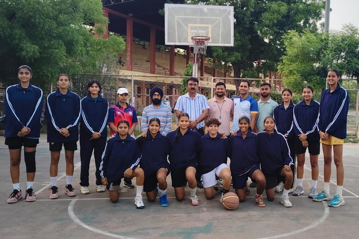 Four daughters of the district selected in UP Junior Basketball Team