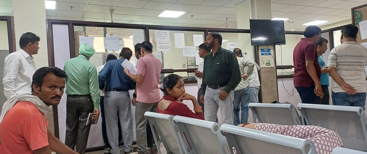 Transport and Sarathi sites are down and the token system is out of order.