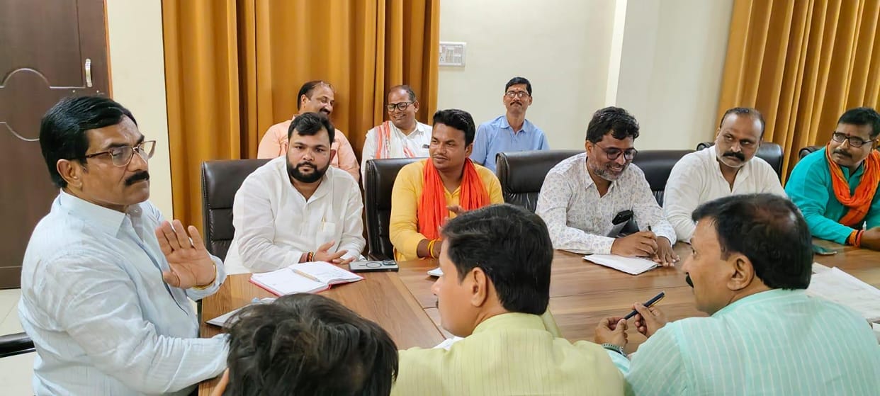 Discussion held with officials for preparation of BJP training camp