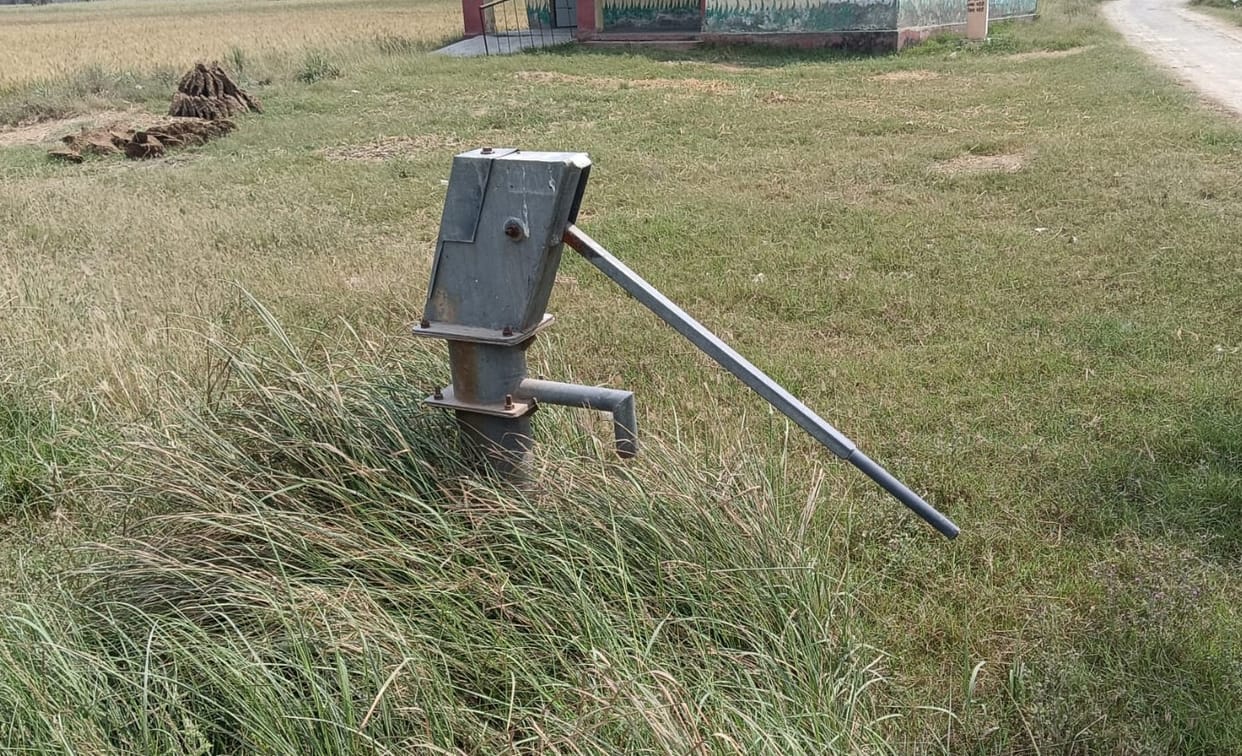 Summer sets in, water missing from 1250 hand pumps