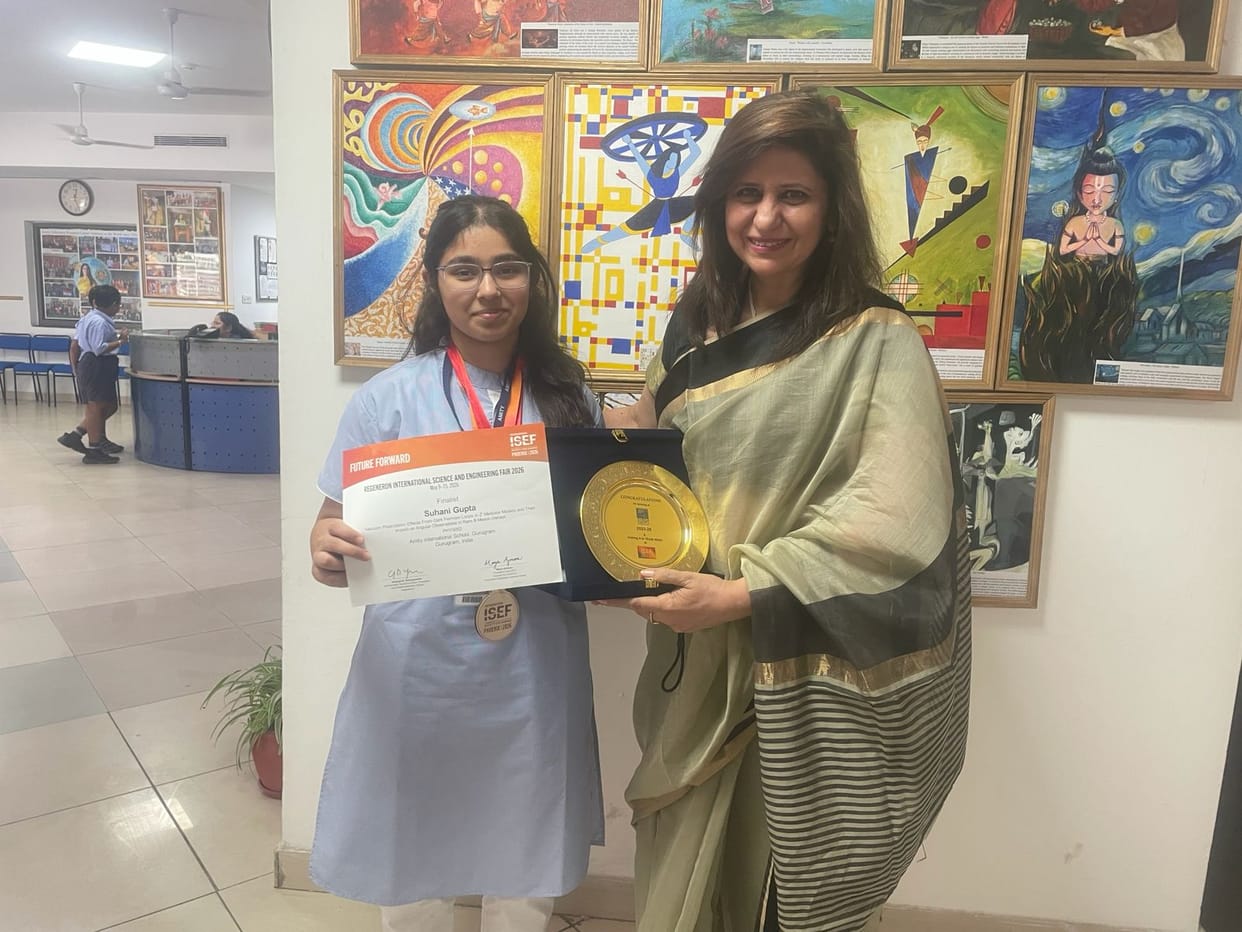 Suhani Gupta got fourth place in the Grand Award in America