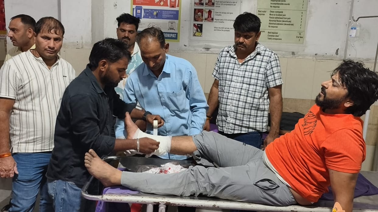 Raju Kidauli was shot in the leg during an encounter between the CIA and criminals.