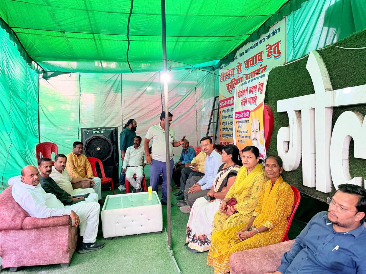 Cooling point built at Sadar intersection