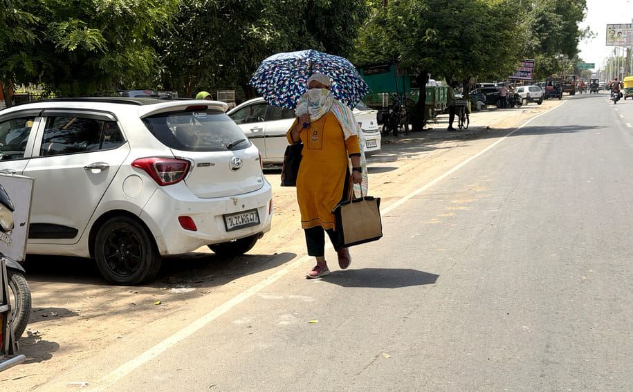 The heat wave has led to restrictions on leaving homes.