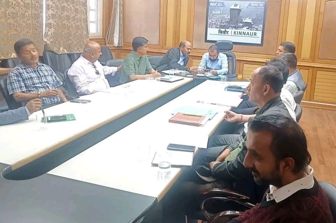 Deputy Commissioner Kinnaur gave instructions in the meeting of District Road Safety Committee
