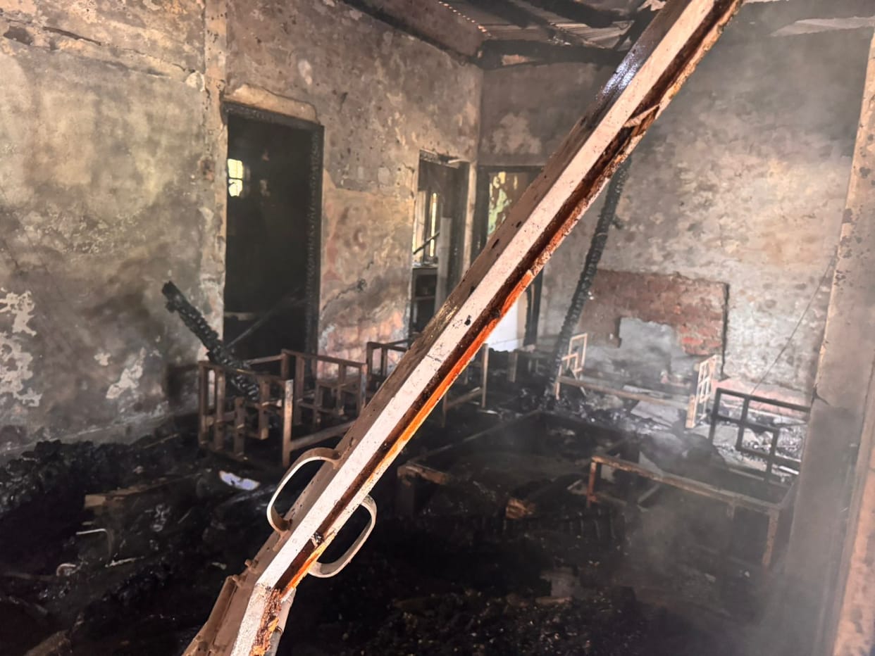 fire in govt. residence in renuka ji