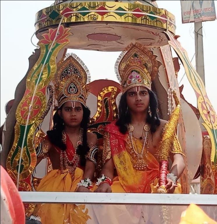 Shri Ram Katha Festival begins with grand tableau and procession